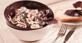 Салат с баклажанами