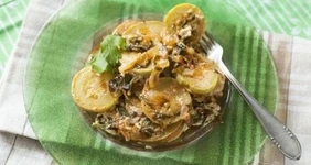 Быстрое рагу из кабачков