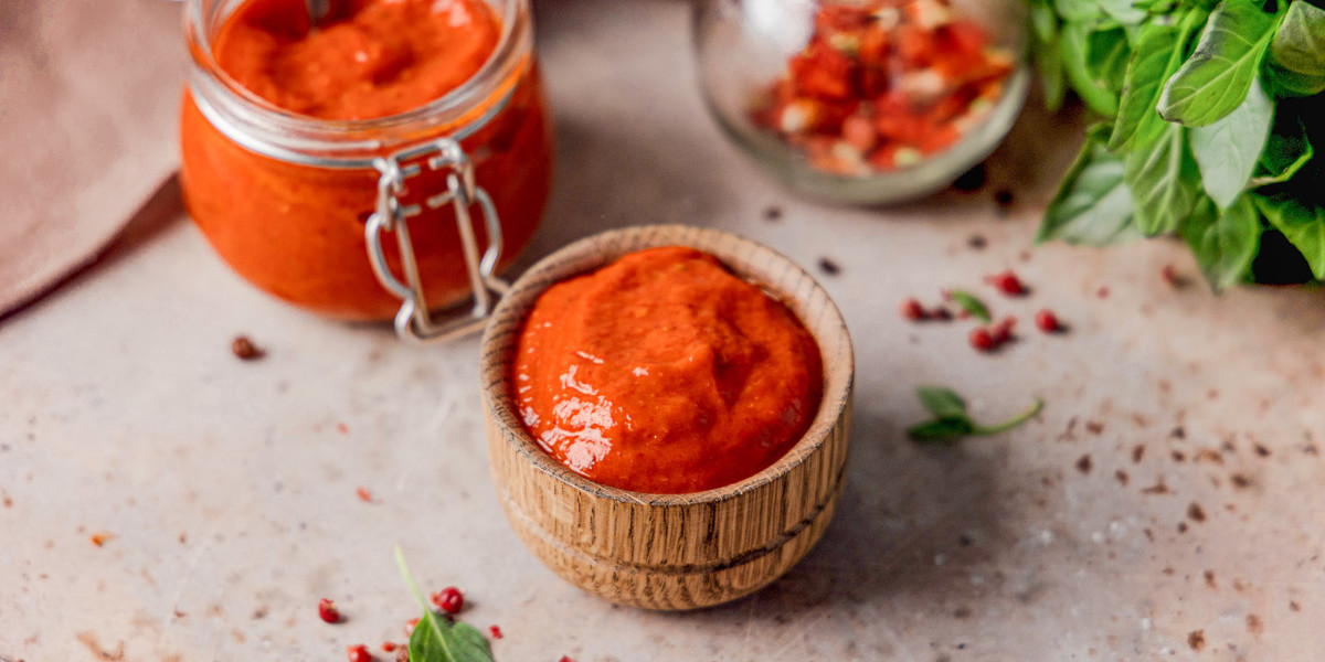 Соус из печёного перца — рецепт от ВкусВилл