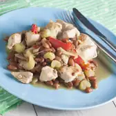 Рагу из&nbsp;индейки с&nbsp;фасолью и&nbsp;овощами