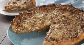 Пирог с лисичками
