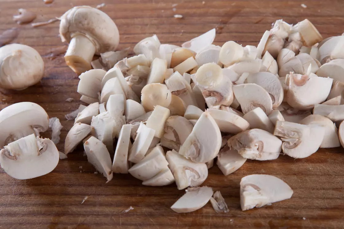 Пирог улитка с сырно-грибной начинкой — процесс приготовления, фото 5