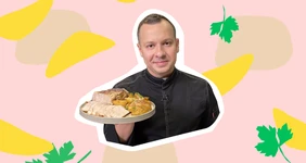 Тающая буженина с печёным картофелем