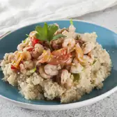 Киноа с&nbsp;креветками
