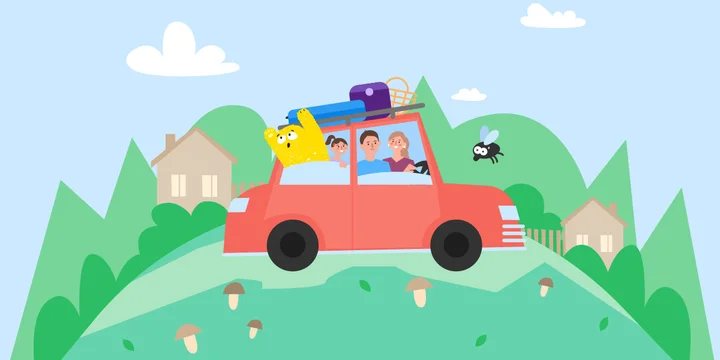 Идеи для игр и всё, что нужно для поездки с ребёнком за город