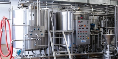 Соединение молока с&nbsp;другими составляющими мороженого проходит в&nbsp;смесителе. В&nbsp;подогретое до&nbsp;температуры 37–40 градусов цельное молоко в&nbsp;потоке через смеситель вносят сгущённое молоко, а затем подаются сухие ингредиенты — например, сахар и&nbsp;молоко сухое и&nbsp;т.д. Смесь циркулируется и&nbsp;хорошо размешивается