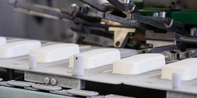 Щипцы автомата захватывают мороженое за&nbsp;палочку и&nbsp;подают на&nbsp;глазирование