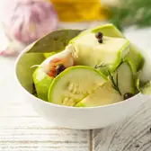 Быстрые маринованные кабачки