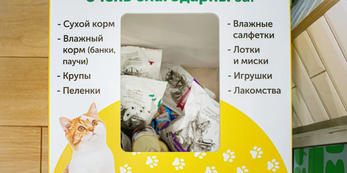 Боксы «Помощь животным» — теперь во ВкусВилле