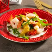Салат с&nbsp;руколой и&nbsp;креветками