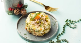 Оливье с курицей