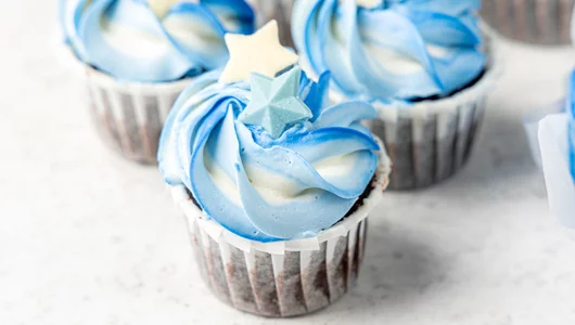 Набор Бенто торт с капкейками Космос