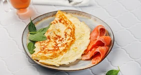 Омлет с капустой