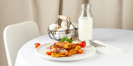 10 рецептов омлета на&nbsp;завтрак: с&nbsp;угрём, икрой, овощами и&nbsp;тофу