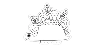 Новогодние трафареты для окон, вырезания и раскрашивания