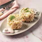 Салат с&nbsp;консервированной горбушей