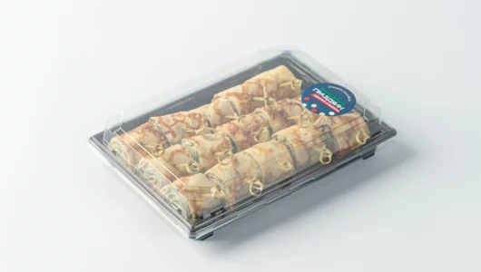 Блин-ролл с курицей, грибами и шпинатом, 15 шт