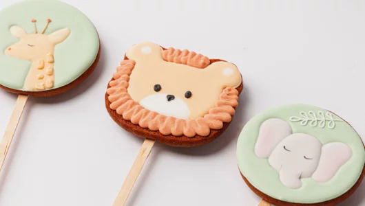 Пряники имбирные с индивидуальным дизайном «Зверята в джунглях», 12 шт