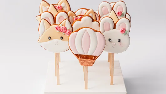 Пряники имбирные с индивидуальным дизайном «Зверята в облаках», 12 шт Пряники имбирные с индивидуальным дизайном «Зверята в облаках», 12 шт