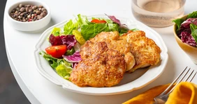 Курино-картофельные оладьи
