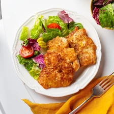 Курино-картофельные оладьи