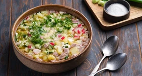 Окрошка на квасе