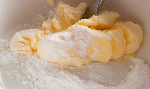 Пирог с клюквой (брусникой) и яблоками , шаг 1/4