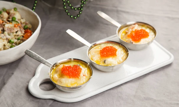 Жульен из морепродуктов с икрой, шаг 5/5