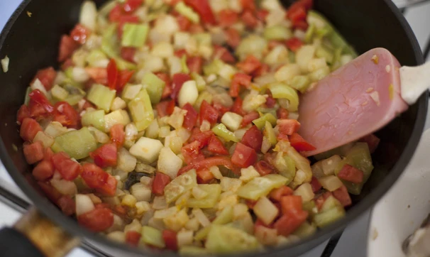 Морской окунь с овощами, шаг 4/5