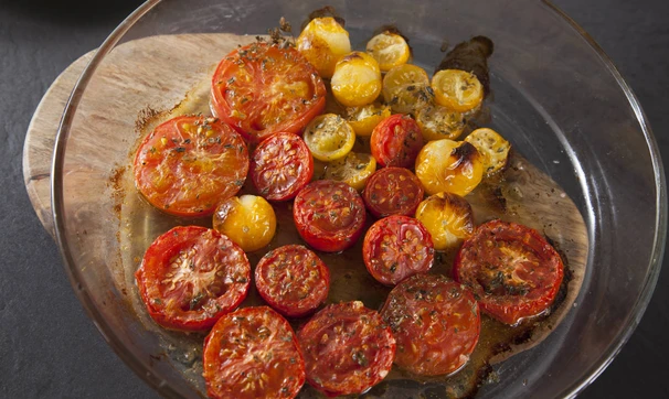Паста с печёными помидорами и страчателлой, шаг 5/5