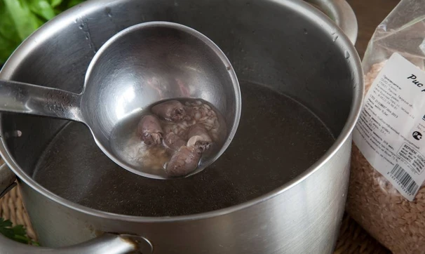 Овощной суп с сердечками, шаг 1/2