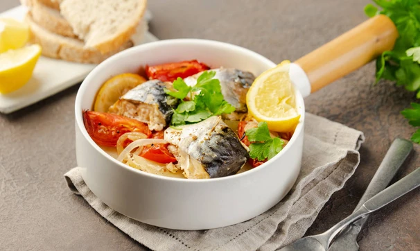 Скумбрия, запечённая с овощами, шаг 5/5