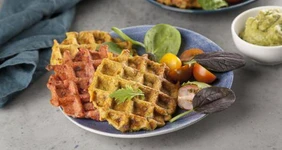 Овощные вафли без муки и яиц